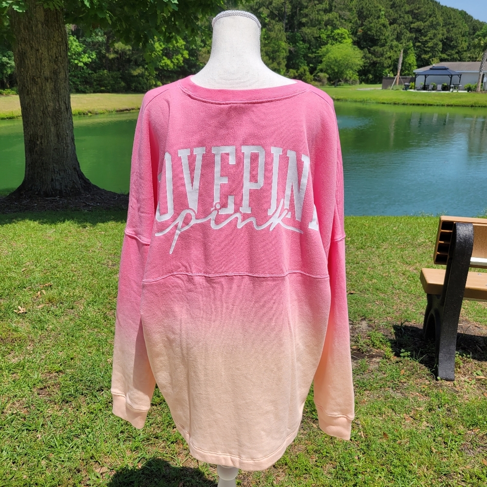 VS PINK VARSITY CREW SWEATSHIRT - Picture 6 of 11